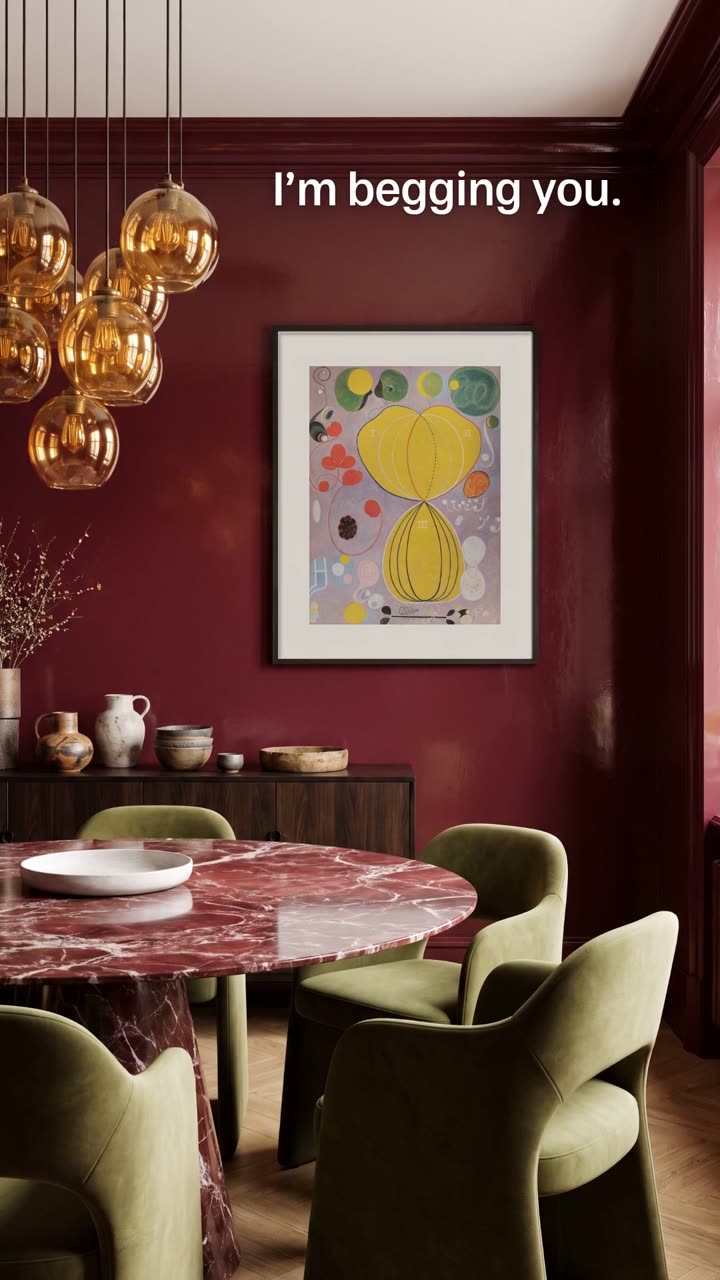 Stop with the empty wall – Six colourful rooms, one plea. Imagined rooms, real art.